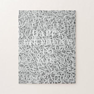 Letter Mix Chic Fun Monotone  Legpuzzel