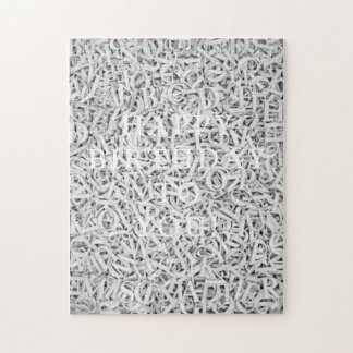 Letter Mix Chic Fun Monotone  Legpuzzel