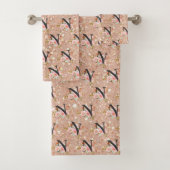 Letter N Bad Handdoek (Insitu)
