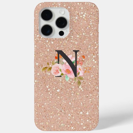 Letter N Case-Mate iPhone Case (Achterkant)