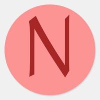 Letter N Roos Wine