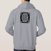 Letter O  Celtic Knot Monogram Hoodie (Achterkant)