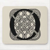Letter O  Celtic Knot Monogram Muismat (Voorkant)