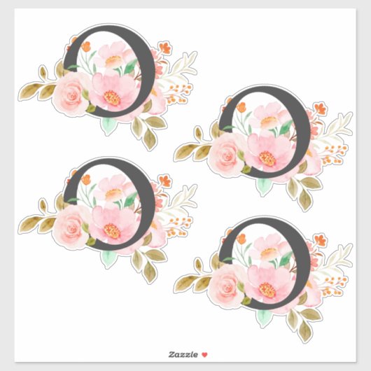 Letter O Sticker (Vel)