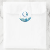 *~* LETTER O - Zee Ocean Beach Envelope Sticker (Tas)