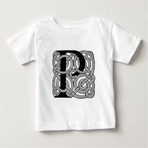 Letter P  Celtic Knot Monogram