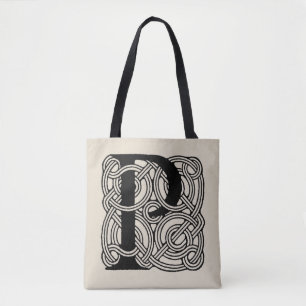 Letter P Celtic Knot Monogram Draagtas