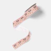 Letter P Grosgrain Lint (Achterkant)