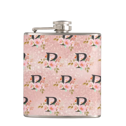 Letter P Heupfles (Voorkant)