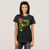 Letter P in Flowers T-Shirt (Voorkant volledig)