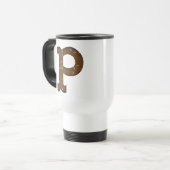 letter P Reisbeker (Voorkant links)