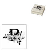 Letter P Rubberstempel (Gestempeld)
