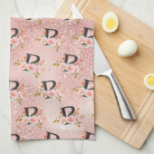 Letter P Theedoek (Quarter Fold)