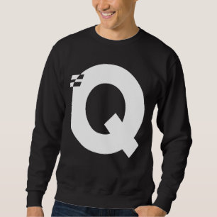 Letter Q Alphabet Initiaal Monogram Trui