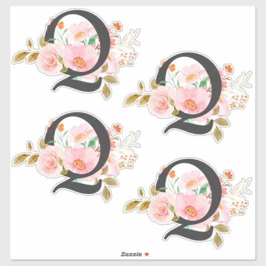 Letter Q Sticker (Vel)
