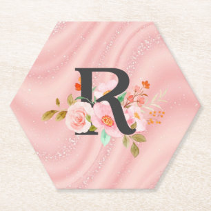 Letter R Kartonnen Onderzetters