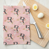 Letter R Theedoek (Quarter Fold)