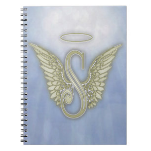 Letter S Angel Monogram Notitieboek