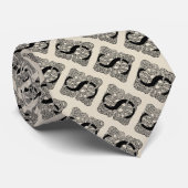 Letter S  Celtic Knot Monogram Stropdas (Opgerold)