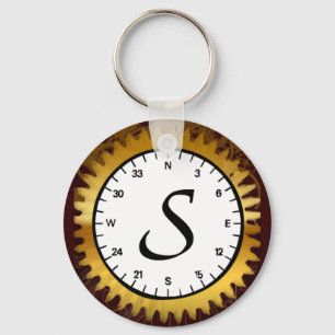 Letter S Clockwork-Sleutelhanger Sleutelhanger
