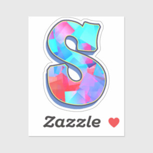 Letter S - Color Mix Sticker