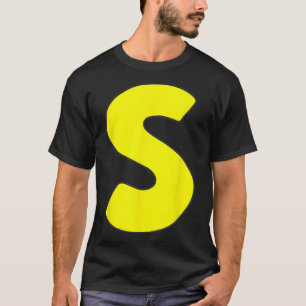 Letter S Grappige Chipmunk Groep Matching Hallowee T-shirt
