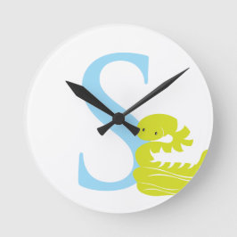 Letter S Initiaal klok