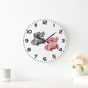   letter S monogram Grote Klok