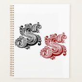 letter S monogram Planner (Voorkant)