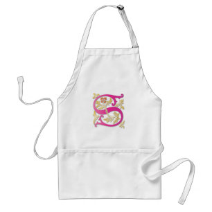 Letter S Monogram Standaard Schort