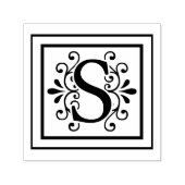 Letter S Monogram Zelfinktende Stempel (Design)