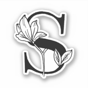 Letter S - Roos Sticker