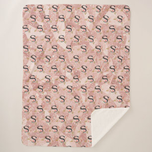 Letter S Sherpa Deken