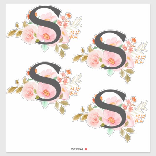 Letter S Sticker (Vel)
