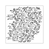 Letter-script - Collectie met paardenhal Rubberstempel (Afrduk)