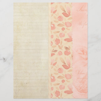  Letter & Stripe Collage Scrapbook Papier