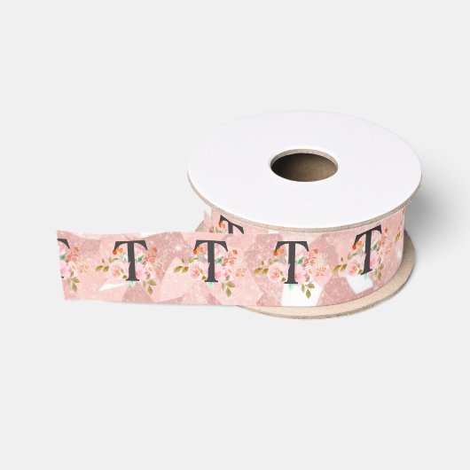 Letter T Grosgrain Lint (Spoel)