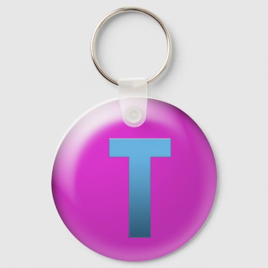 Letter T Sleutelhanger (Voorkant)