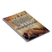 Letter To My Husband, Cute Family Gift Notitieboek (Rechterzijde)