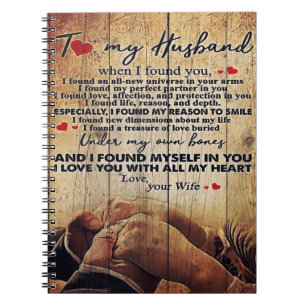 Letter To My Husband, Cute Family Gift Notitieboek