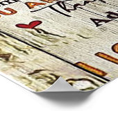 Letter To My Husband , Lovely Quotes Gift Poster (Hoek)