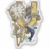 Letter U Birthday Customization Sticker (Voorkant)