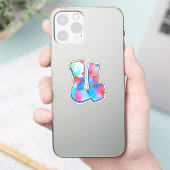 Letter U -  Color Mix Sticker (Telefoon)