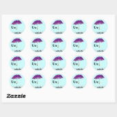 Letter U paraplu Stickers (Vel)