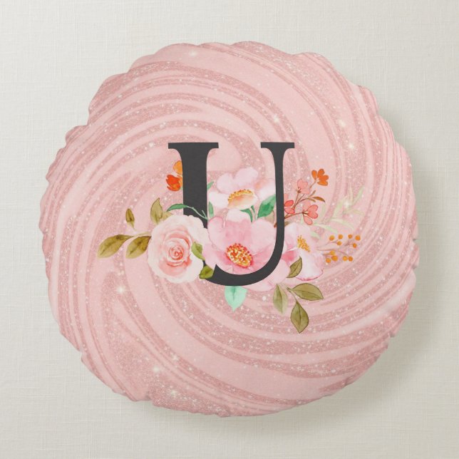 Letter U Rond Kussen (Voorkant)