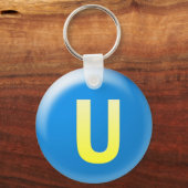 Letter U Sleutelhanger (Voorkant)
