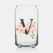 Letter V Blikvorm Glas (Achterkant)