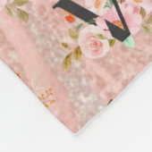 Letter V Fleece Deken (Hoek)