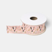 Letter V Grosgrain Lint (Spoel)
