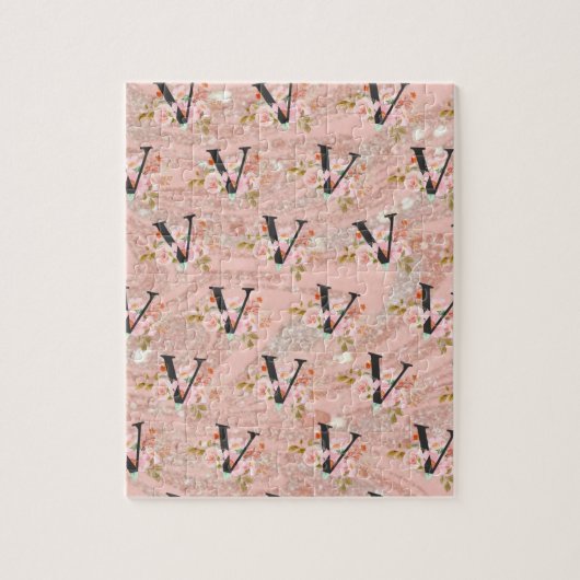 Letter V Legpuzzel (Verticaal)